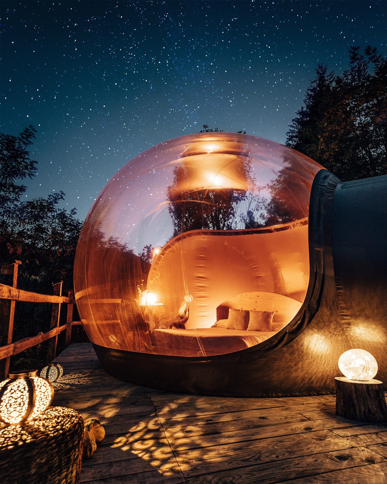 Bubble Room sotto le stelle